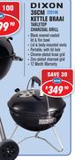Dixon 36cm 22014N Kettle Braai Tabletop Charcoal Grill
