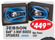 Jebson 6X9" 3-Way Boxed Speakers JBBX6X9