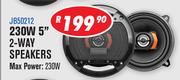 Jebson 230W 5" 2-Way Car Speakers JB40212