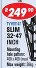 Slim 32-47 Inch Tilt Mounts TVY60147 With Magnetic Spirit Level