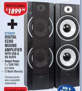 Dixon 2 x 12 Inch HiFi Tower Speakers Pair KMSP212X
