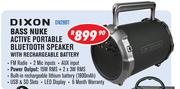 Dixon Bass Nuke Active Portable Bluetooth Speaker DN28BT With Rechargeable Battery