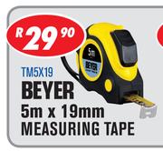 1Beyer 5m x 19mm Measuring Tape TM5X19