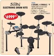 Soundking Electronic Drum Kits 6 Drums, 4 Cymbals SKD220