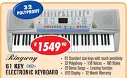 Ringway 61 Key Electronic Keyboard CK62+
