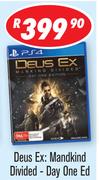 PS4 Deus EX: Mankind Divided Day One ED