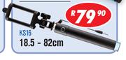 Extendable Wired Selfie Sticks 18.5-82cm KS16