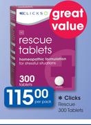 Clicks Rescue 300 Tablets-Per Pack