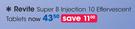 Revite Super B Injection 10 Effervescent Tablets