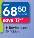 Revite Super B-30 Tablets