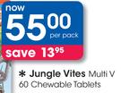 Jungle Vites Multi V 60 Chewable Tablets