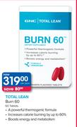 Total Lean Burn 60-60 Tablets