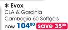 Evox CLA & Garcinia Cambogia 60 Softgels-Per Pack