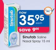 Sinutab Saline Nasal Spray-15ml