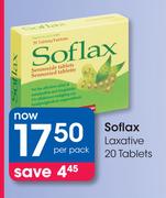 Soflax Laxative 20 Tablets-Per Pack