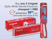 Colgate Optic White Dental Products (Excludes Twin Pack & Kit)-Each