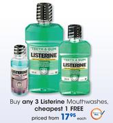 Listerine Mouthwashes-Each