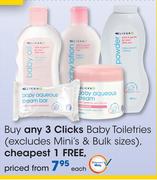 Clicks Baby Toiletries-Each (Excludes Mini's & Bulk Sizes)