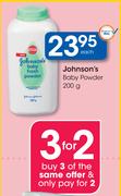 Johnson's Baby Powder-200g