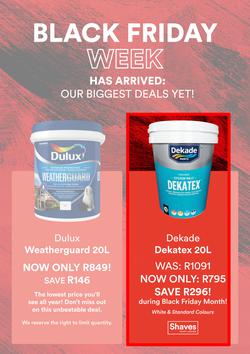 Shaves Paint & Decor : Black Friday Week (25 November - 30 November 2024), page 1