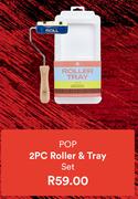 Pop 2 Pc Roller & Tray Set