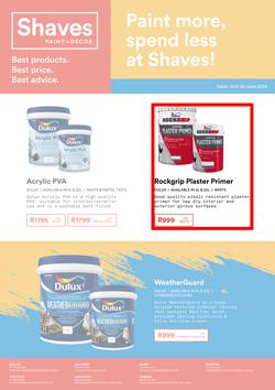 Shaves Paint & Decor : Paint More, Spend Less At Shaves (13 May - 30 June 2024), page 1