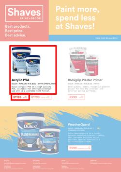 Shaves Paint & Decor : Paint More, Spend Less At Shaves (13 May - 30 June 2024), page 1