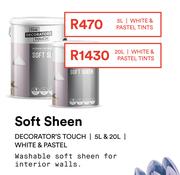 The Decorator's Touch 5L Soft Sheen White & Pastel Tints