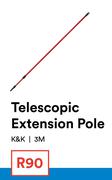 K&K 3M Telescopic Extension Pole