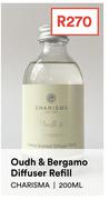 Charisma Oudh & Bergamo Diffuser Refill-200ml