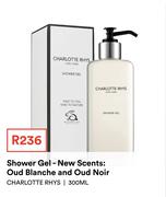 CHARLOTTE RHYS Shower Gel-New Scents (Oud Blanche And Oud Noir)-300ml