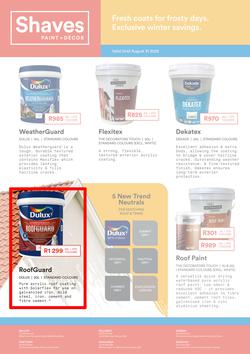 Shaves Paint & Decor : Winter Savings (13 June - 31 August 2025), page 1