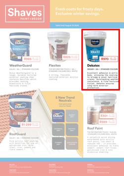 Shaves Paint & Decor : Winter Savings (13 June - 31 August 2025), page 1