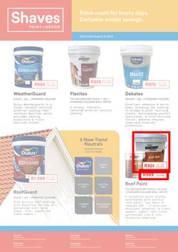 Shaves Paint & Decor : Winter Savings (13 June - 31 August 2025), page 1