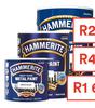 Dulux 500ml Smooth Hammerite (White & Black) 
