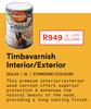 Woodgard 5L Timbavarnish Interior/Exterior (Standard Colours)