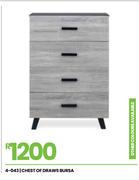 Bursa Chest Of Draws 40-043