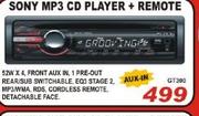 Sony MP3 CD Player+Remote