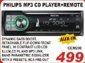 Philips MP3 CD Player + Remote(CEM200)