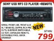 Sony USB MP3 CD Player + Remote(GT45U)