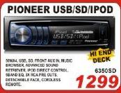 Pioneer USB/SD/Ipod(6350SD)