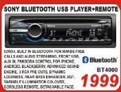 Sony Bluetooth USB Player + Remote(BT4000)