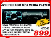 JVC IPOD USB MP3 Media Player