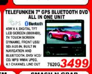 Telefunken 7" GPS Bluetooth DVD All In One Unit