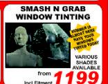 Smash N Grab Window Tinting