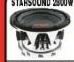 Starsound 2800W DVC Triangle Subs