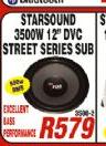 Starsound 3500W 12" DVC Street Series Sub