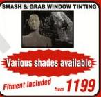 Smash & Grab Window Tinting