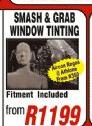 Smash & Grab Window Tinting Including Fitment