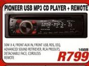 Pioneer USB MP3 CD Player + Remote